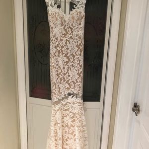 White detailed Dress